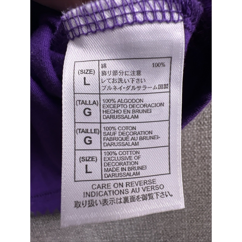 Disneyland Resort Walt Disney World Plaid Mickey Mouse Purple T-Shirt Womens LRG - Picture 4 of 8
